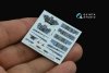 Quinta Studio QD+72177 Su-30MKK 3D-Printed & coloured Interior on decal paper (Trumpeter) (with 3D-printed resin part) 1/72